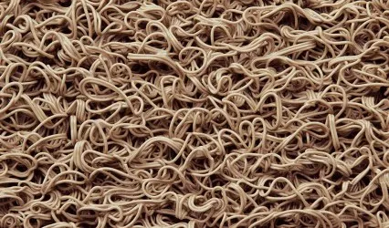 Zerbino in PVC riccio Tipo trapper colore: Beige